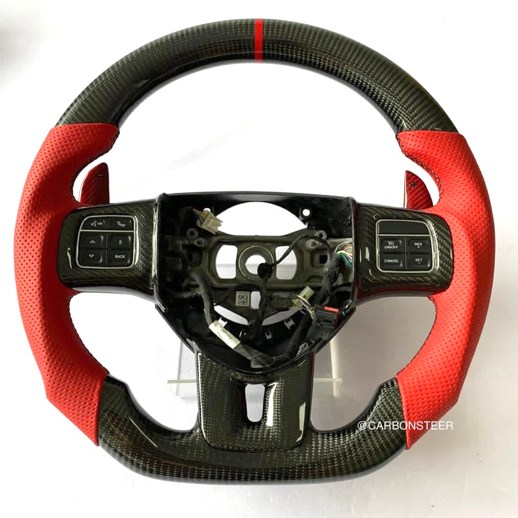 2011-2014 Dodge Charger/Challenger/Durango Carbon Fiber Steering Wheel –  CarbonSteer