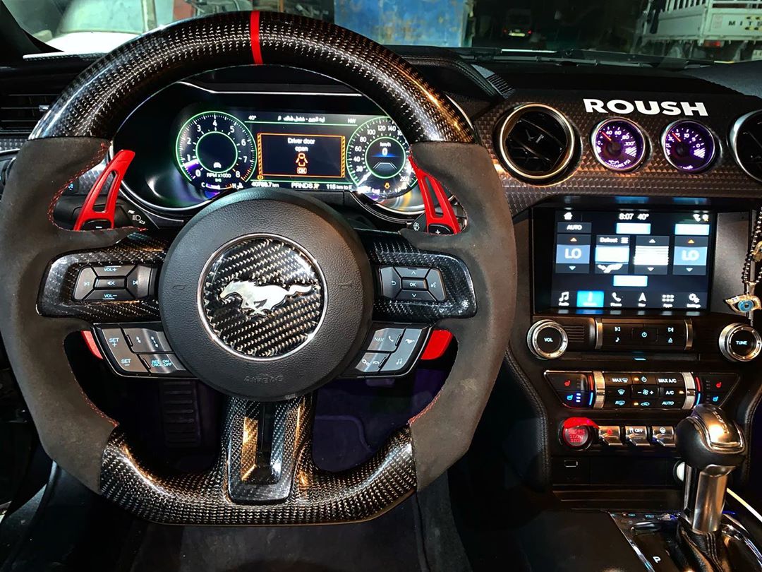 2018 Ford Mustang Carbon Fiber Steering Wheel