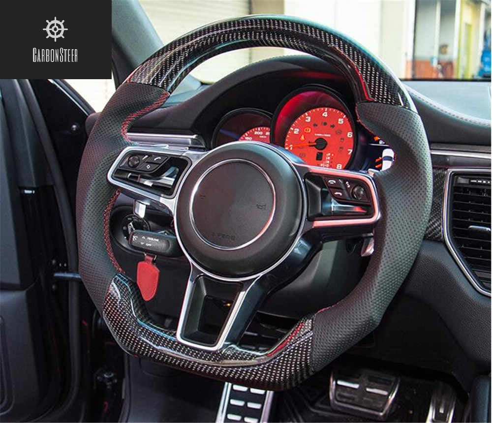 Porsche Macan Carbon Fiber Steering Wheel – CarbonSteer