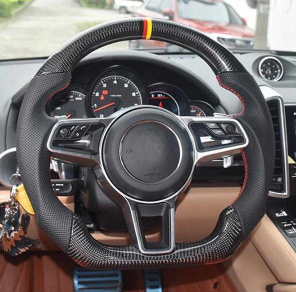 Porsche Cayenne Carbon Fiber Steering Wheel – CarbonSteer