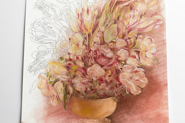 Artists Coloring Books: Still Life Bouquets