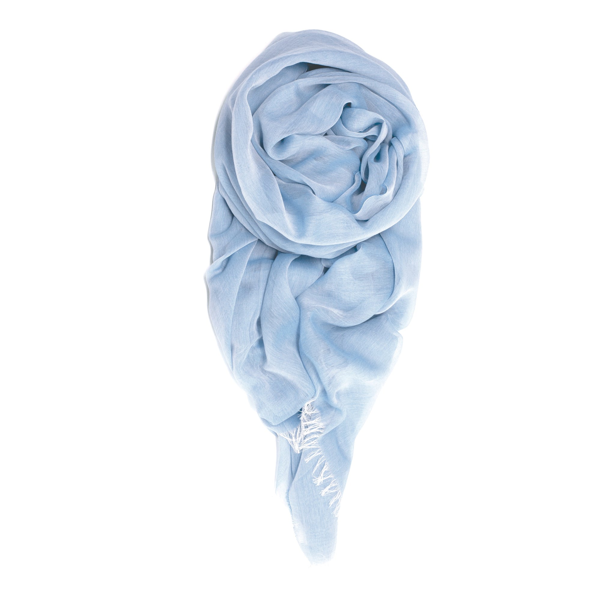 blue cotton scarf