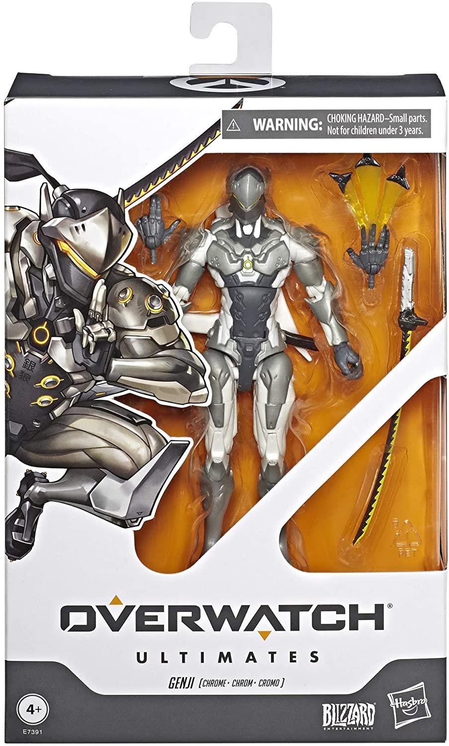 porcelana Una buena amiga expedición Genji Chrome Skin 6" Figure Overwatch Ultimates Series – Real Merch
