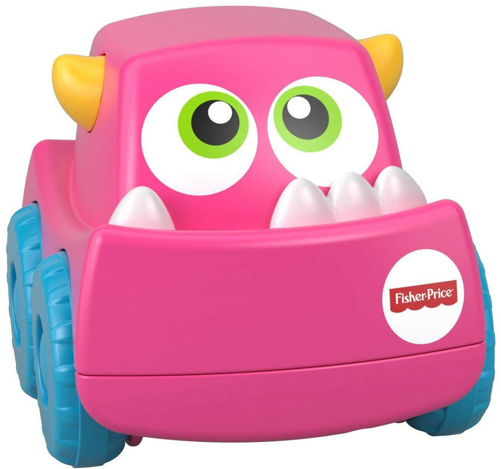 fisher price pink monster car