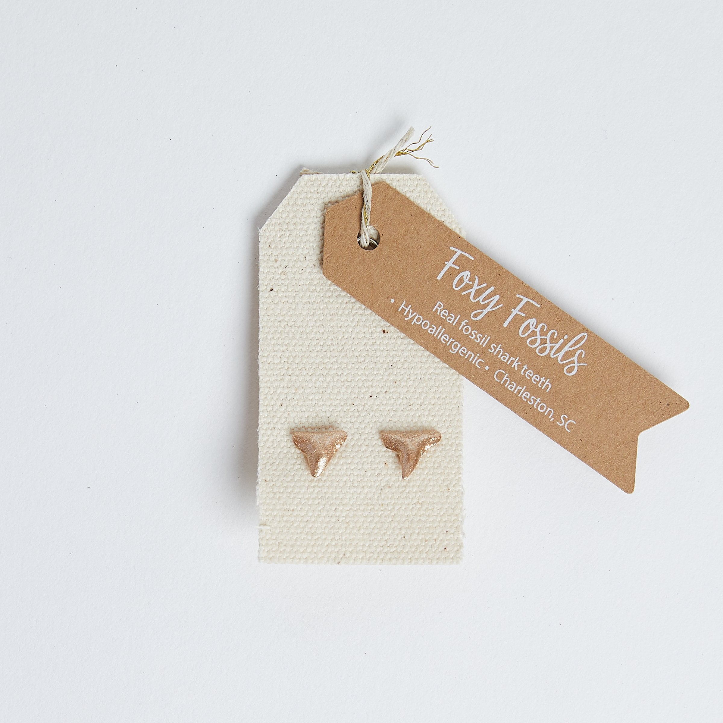 Shark Tooth Stud Earrings