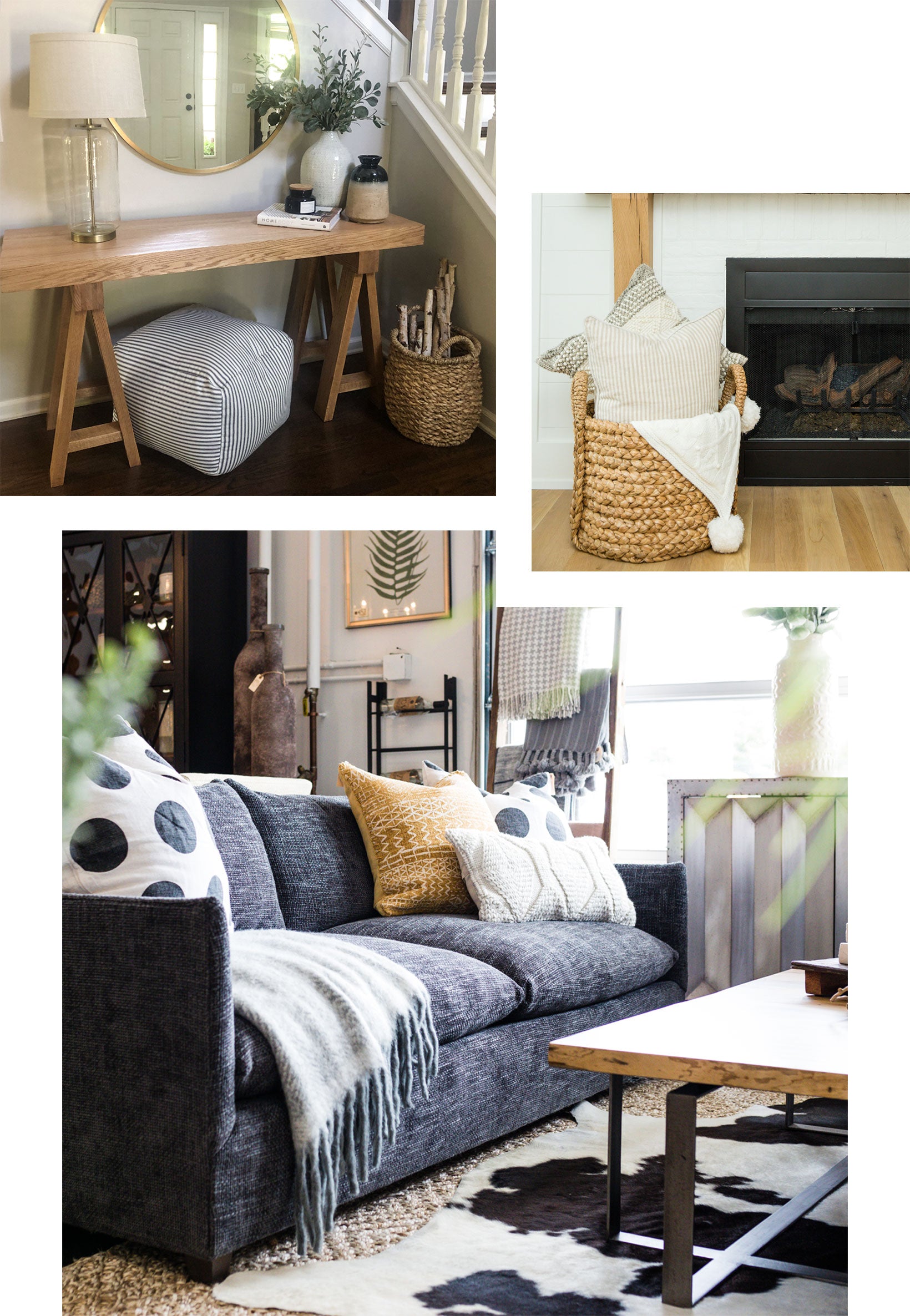 Neutral Pillows: They Don't Have to Be Boring!  Throw pillows living room,  Living room pillows, Living room throws