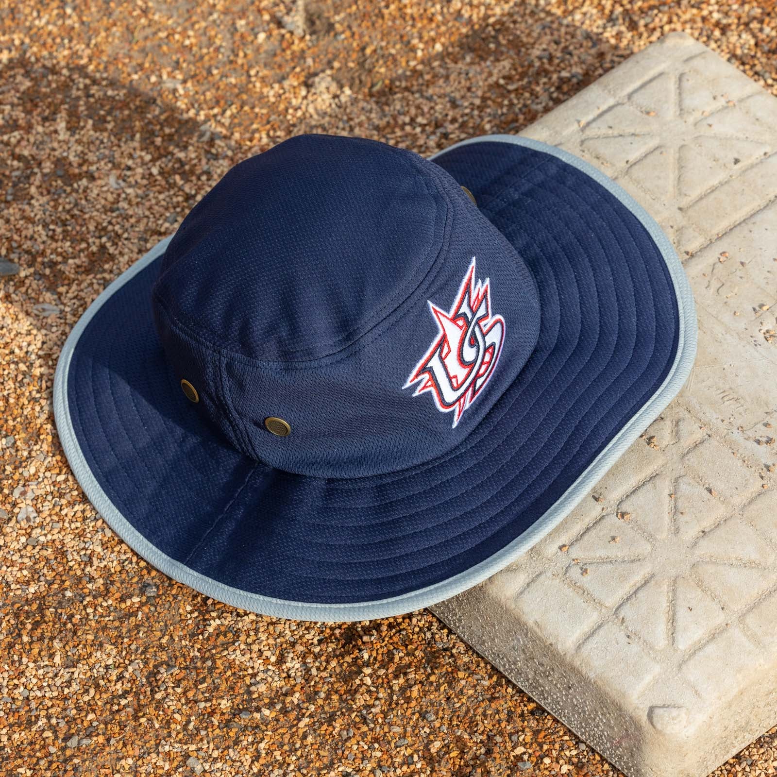 Usa Star Bucket Hat Navy Baseballism X Usa Baseball