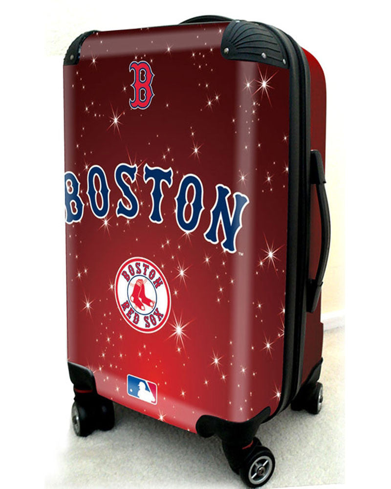 Boston Red Sox, 21" Clear Poly CarryOn Luggage by Kaybull BOS10 OBM