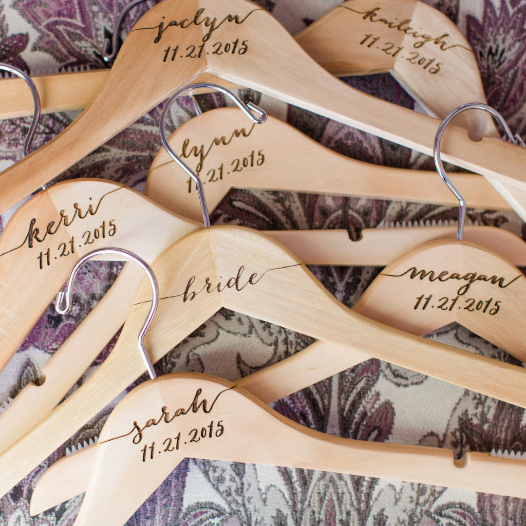 Personalized Wedding Hangers Z Create Design