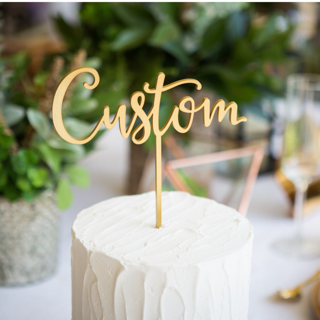 How To Make Custom Cupcake Toppers