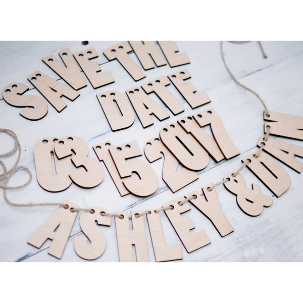 Wooden DIY Banner Letters – Z Create Design