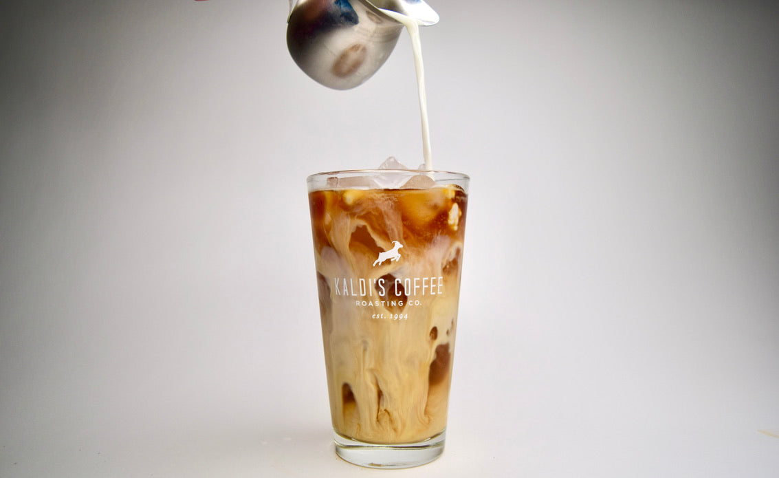 Cold coffee convenience: Prepacked cup of ice for iced coffee From