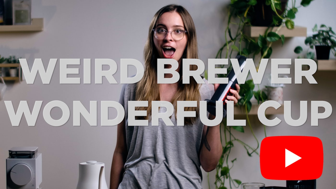 Weird Brewer, Wonderful Cup Aeropress Youtube Video