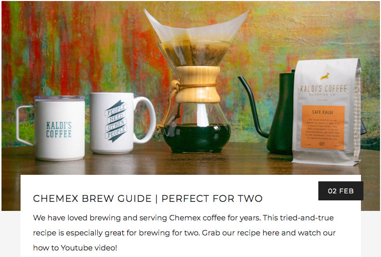 How to Brew Chemex Coffee | Perfect for Two