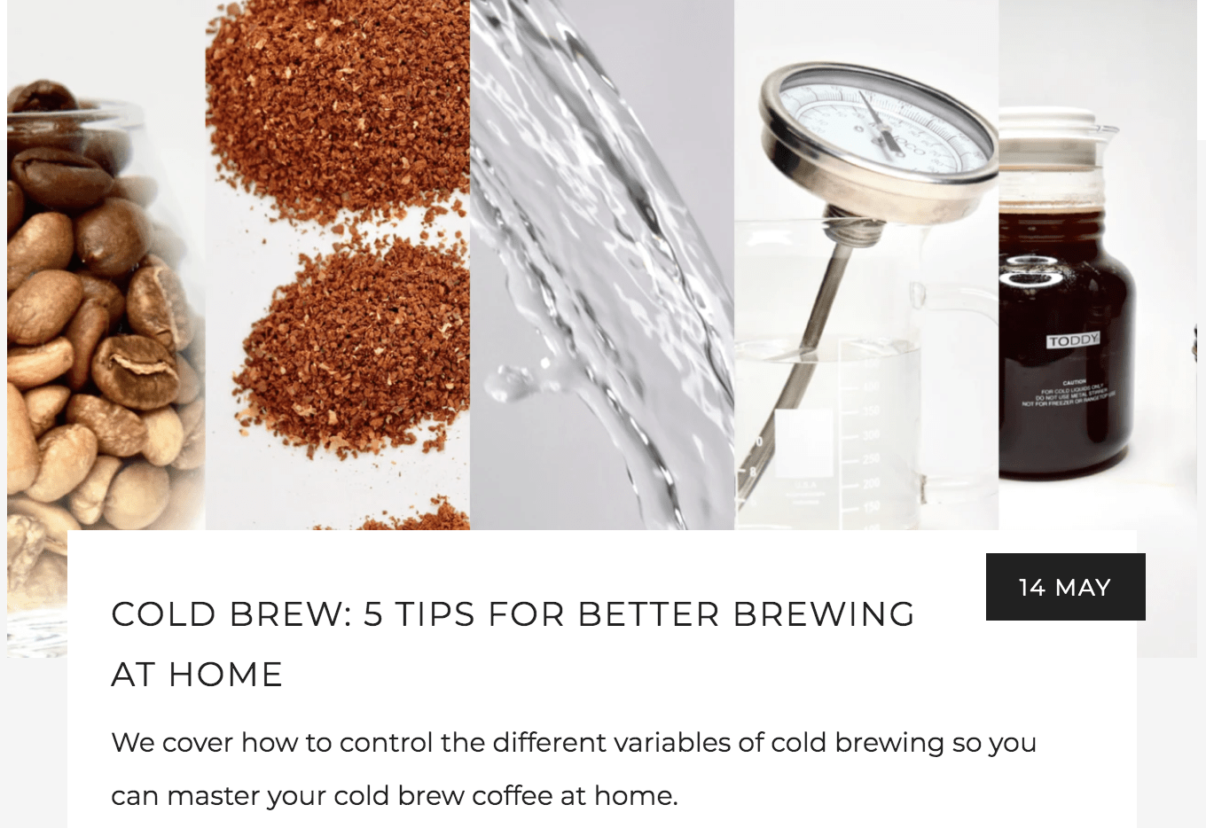 Cold Brew Ratio: The Best Coffee to Water Ratio