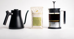 Yama French Press with 700 and a Fellow Kettle