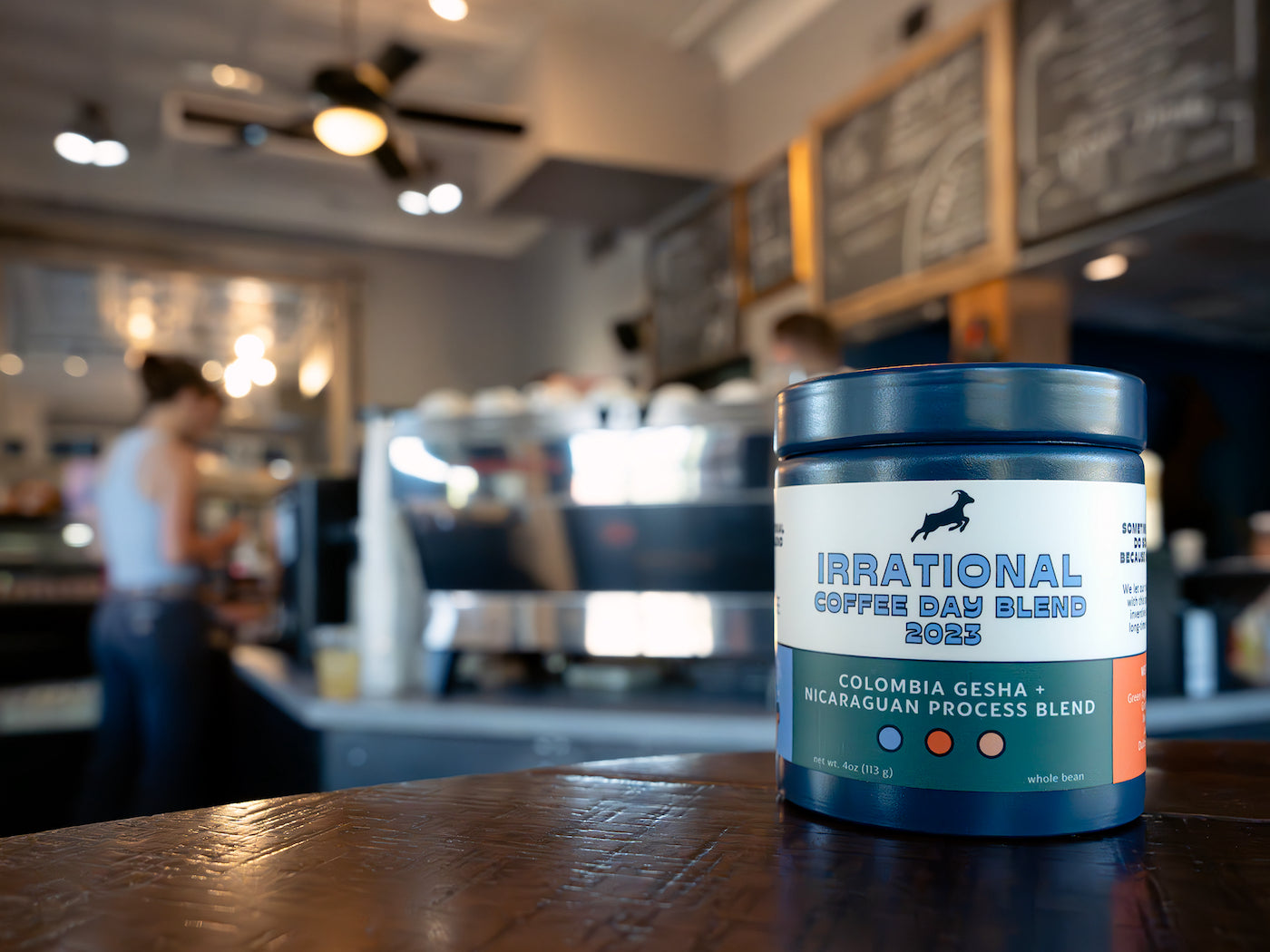 Irrational Coffee Day Blend at the cafes