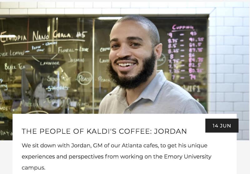 The People of Kaldi's Coffee: Jordan | Kaldi's Coffee Blog