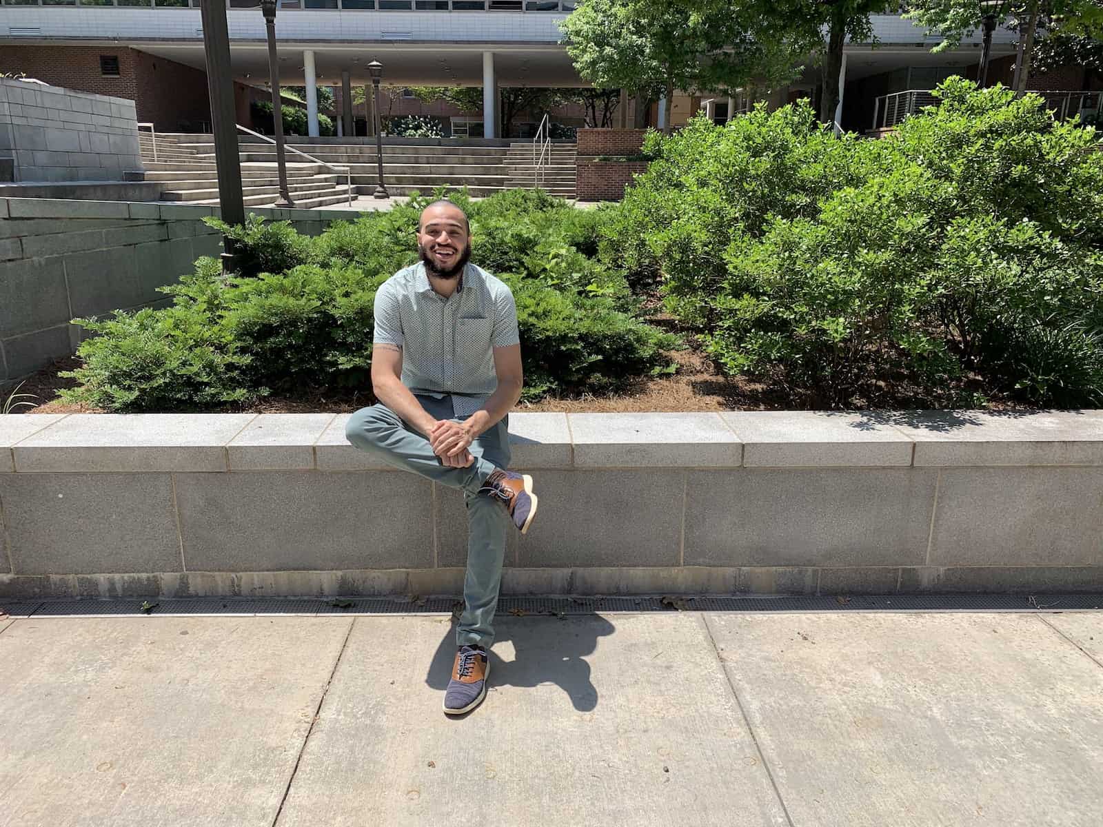 Jordan on the Emory Campus in Atlanta, GA