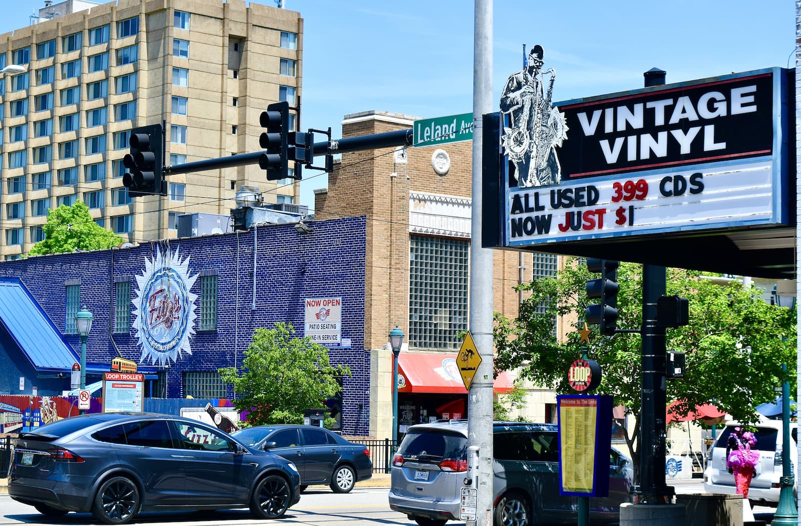 Fitzs and Vintage Vinyl in the Delmar Loop