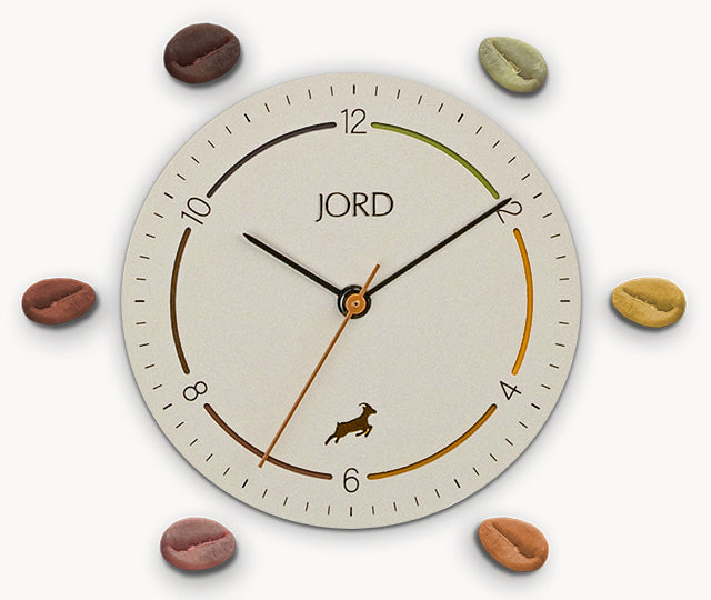The Dial on the Jord Coffee Watch
