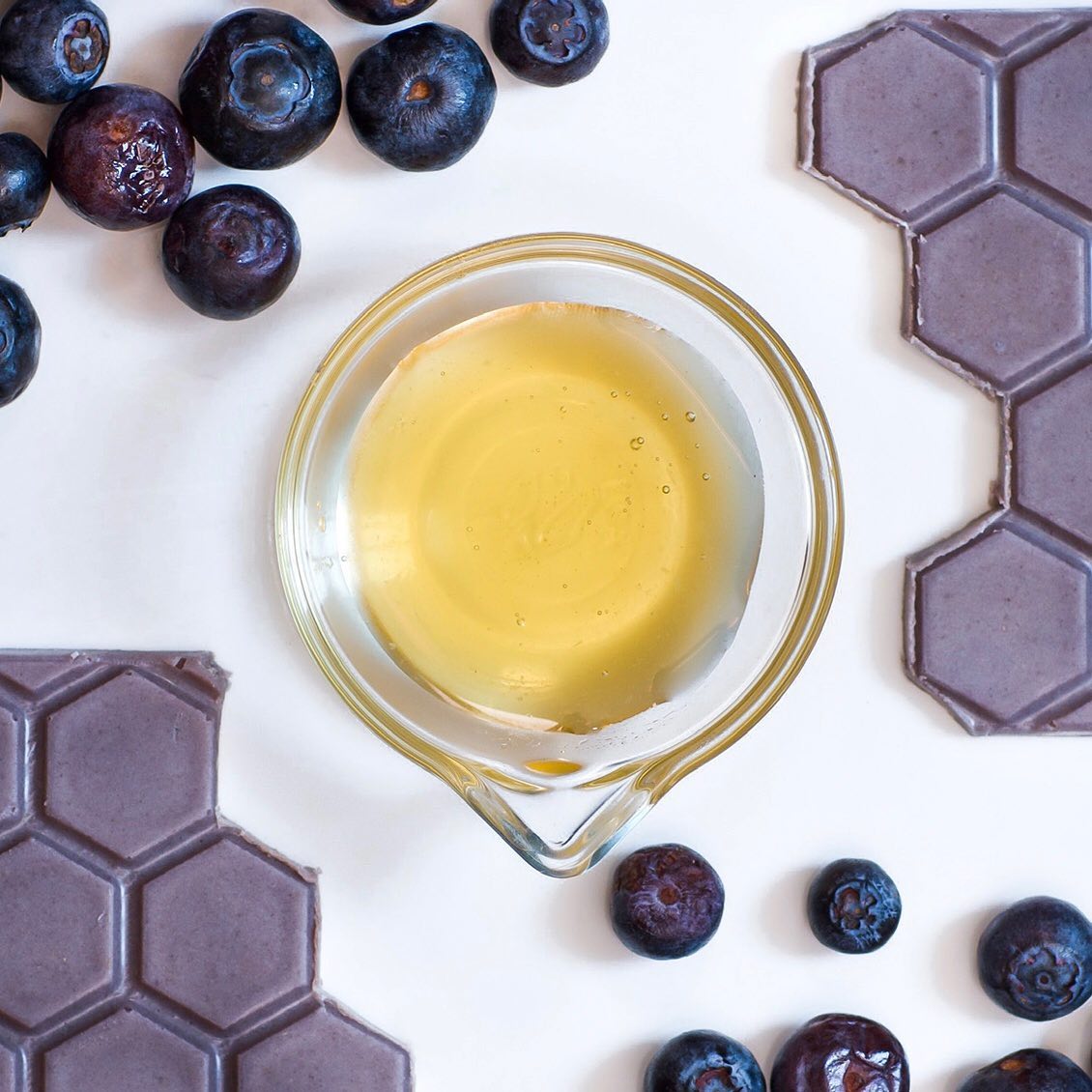 Honey, blueberries, and chocolate - instead of sugars and artificial sweeteners, Honeymoon Chocolates uses honey in their chocolate bars.