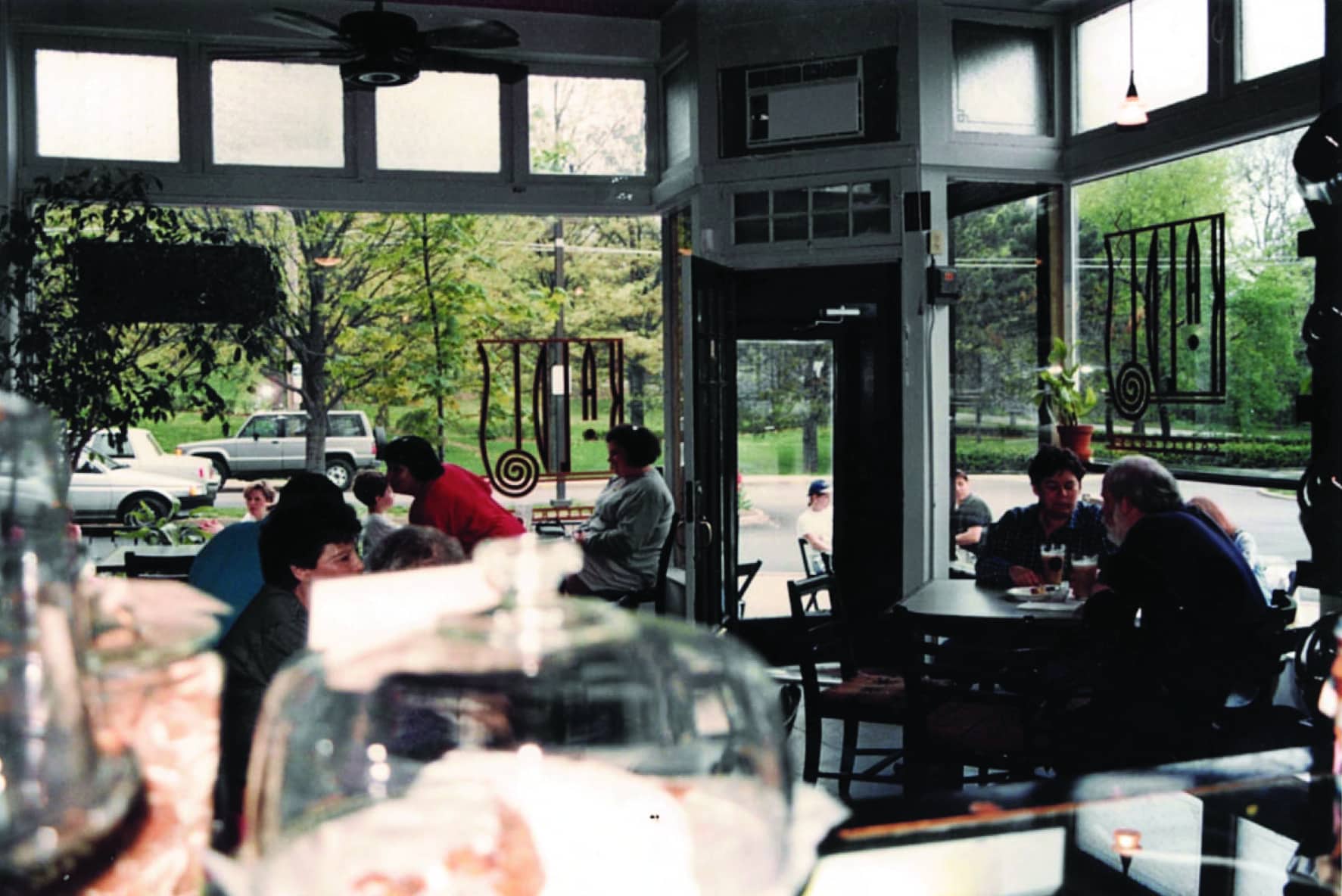 The inside of Kaldi's Coffee on DeMun in the late 90's / early 2000's