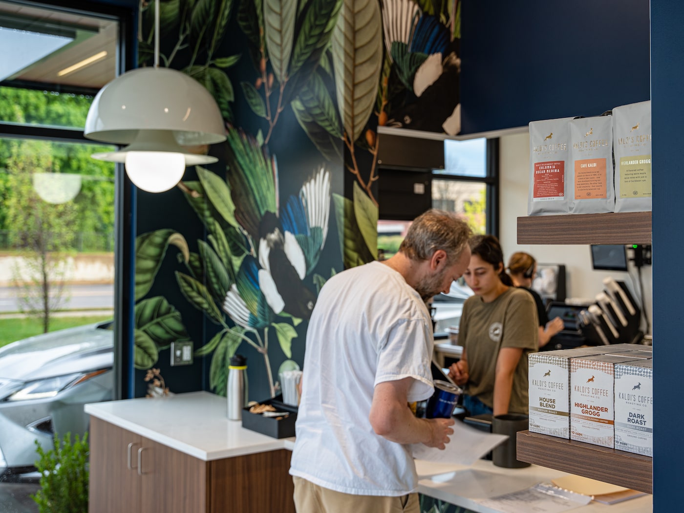 The inside of the Ellisville cafe