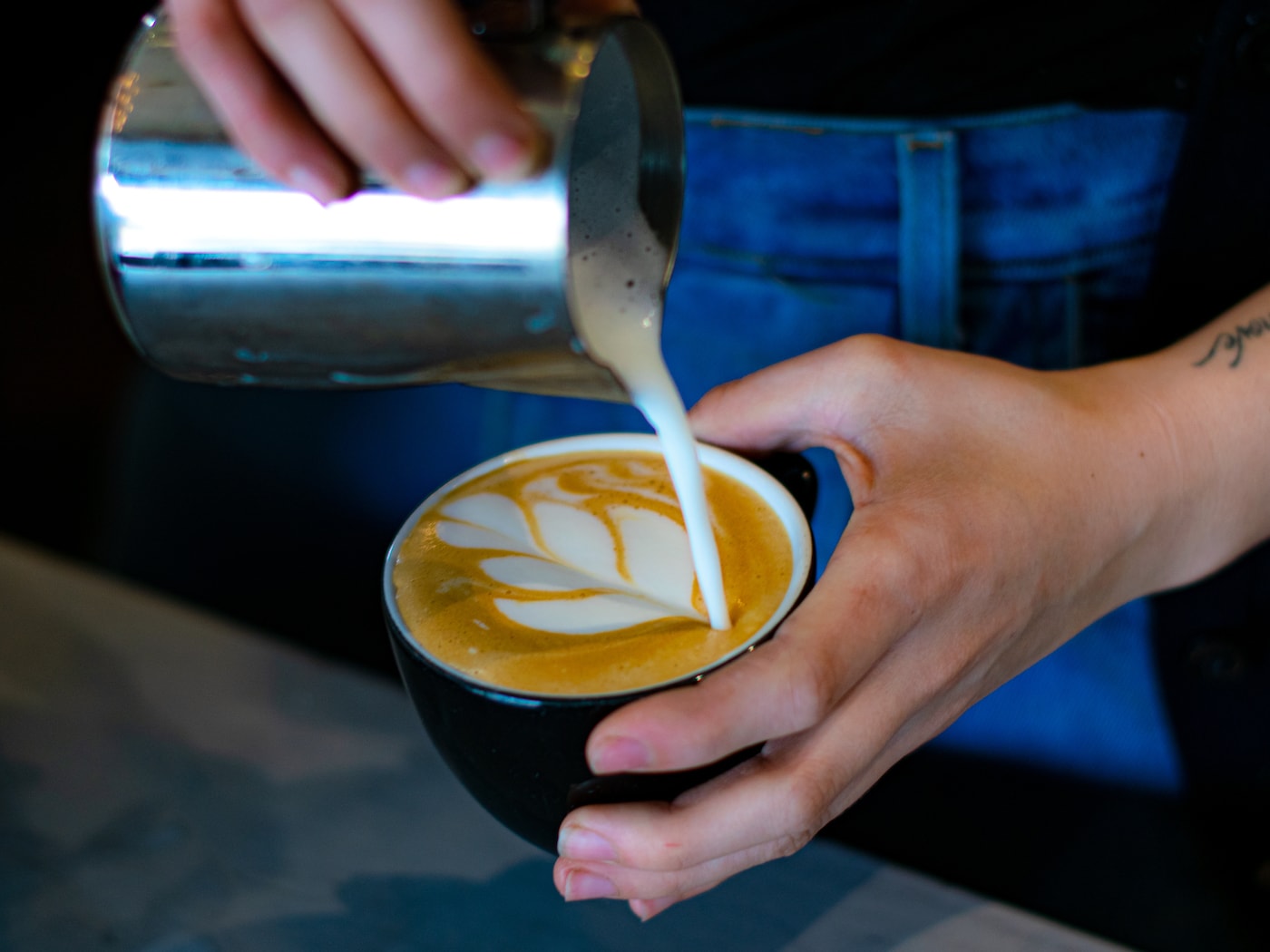 Pouring Latte Art