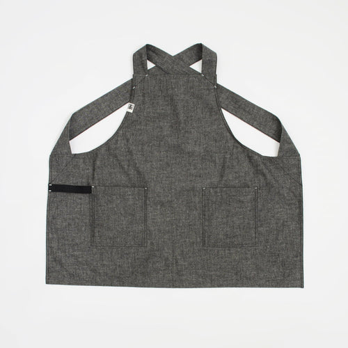 Black Salt Chambray Smock