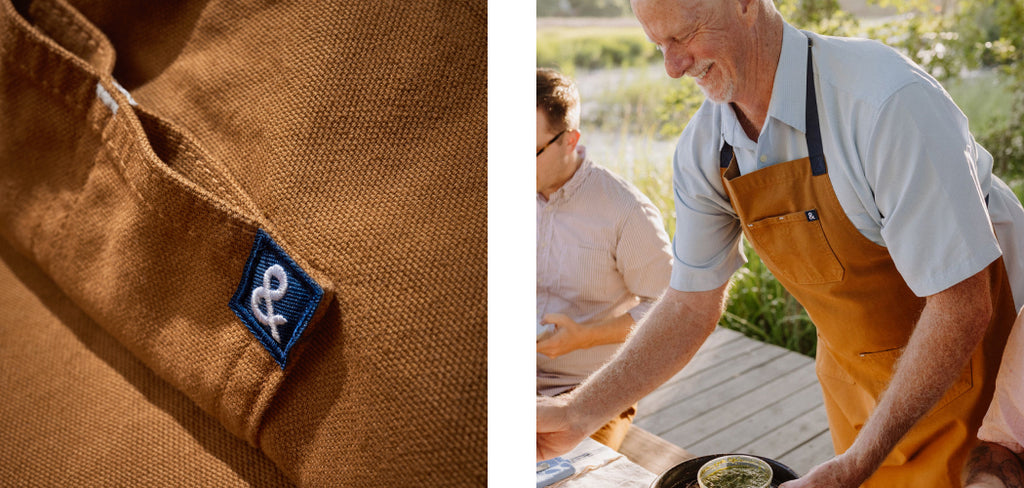 Personalized Matching Aprons & Potholders - Chef & Junior Chef