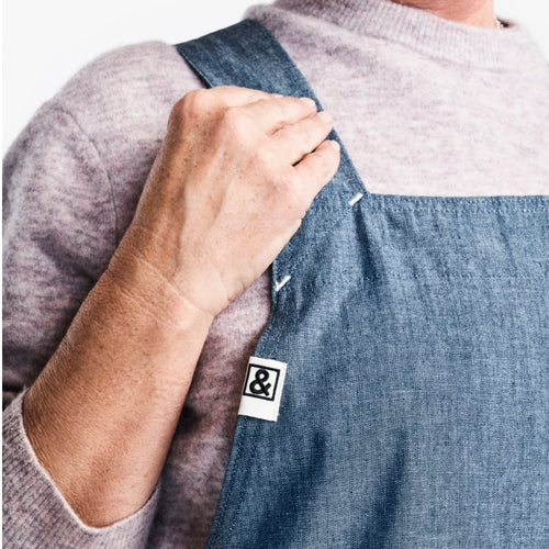 Blue Salt Chambray Smock