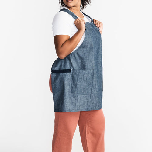 Blue Salt Chambray Smock