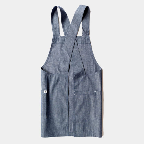 Blue Salt Chambray Smock Back