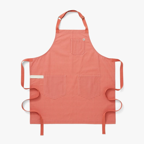 Product Map - Clay Red Stripe Essential Apron