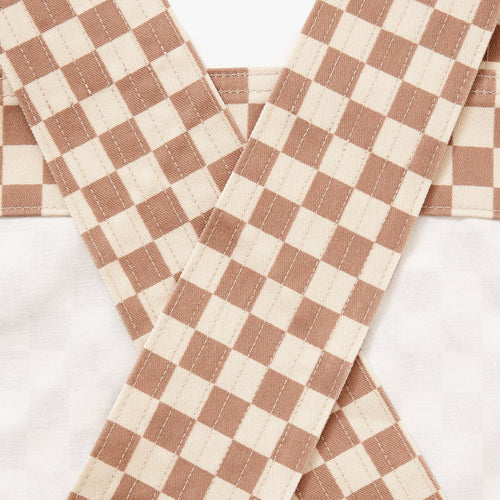 Desert Brown Check Smock