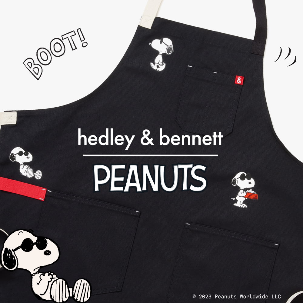 Essential Apron - PEANUTS® Snoopy & Woodstock | Hedley & Bennett