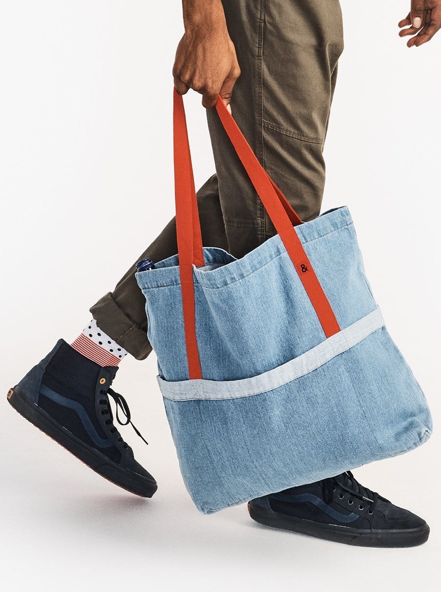 The Denim Tote - Medium Wash Denim