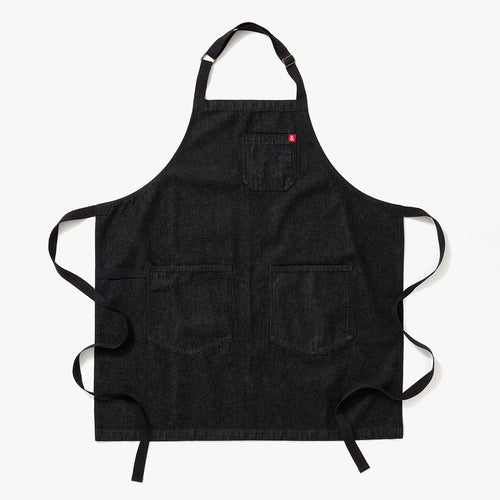 Product Map - Abalone Black Denim Apron - Essential