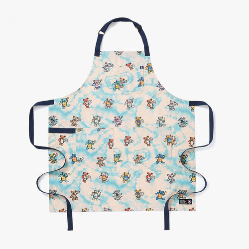 Essential Apron Grateful Dead Blue Tie Dye