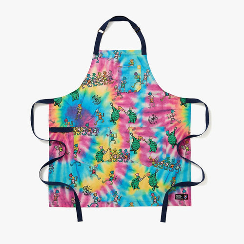 Essential Apron Grateful Dead Rainbow Tie Dye