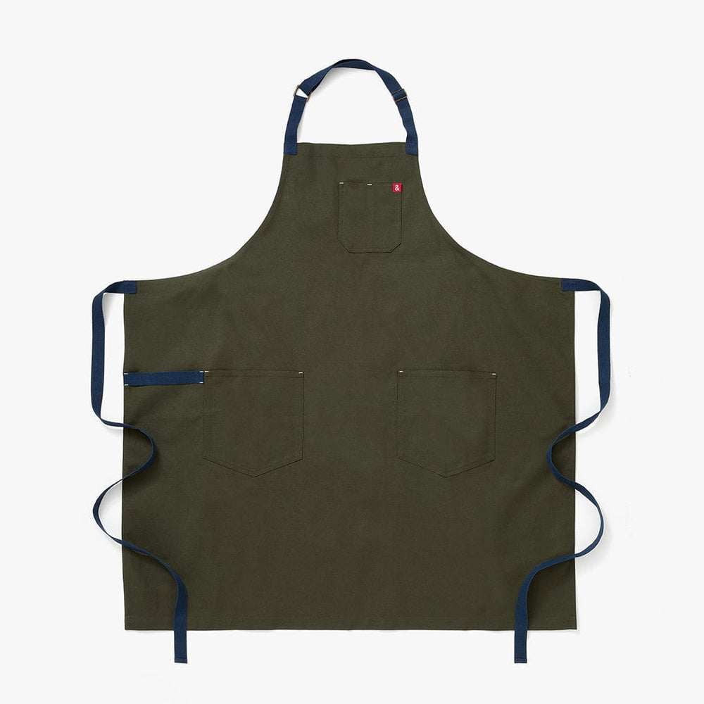 All Day Crossback Apron Moss - Unleash Your Inner Chef | Hedley & Bennett