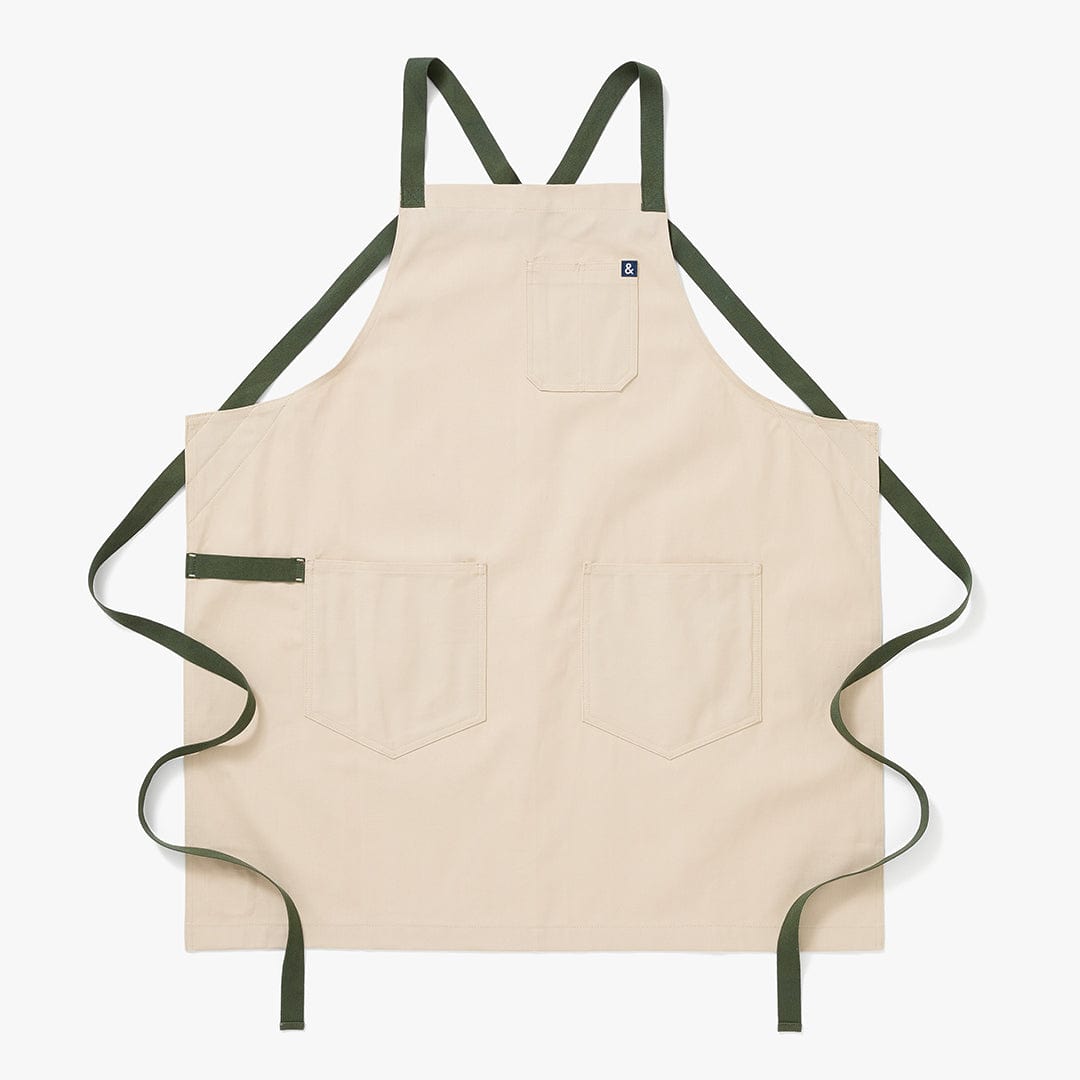 Studio Cross Back Apron - Yellow by Risdon & Risdon