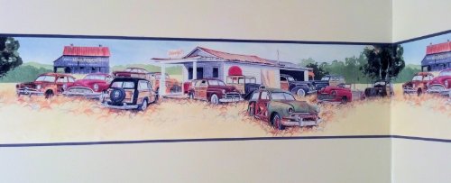 Classic Car Wallpaper Border