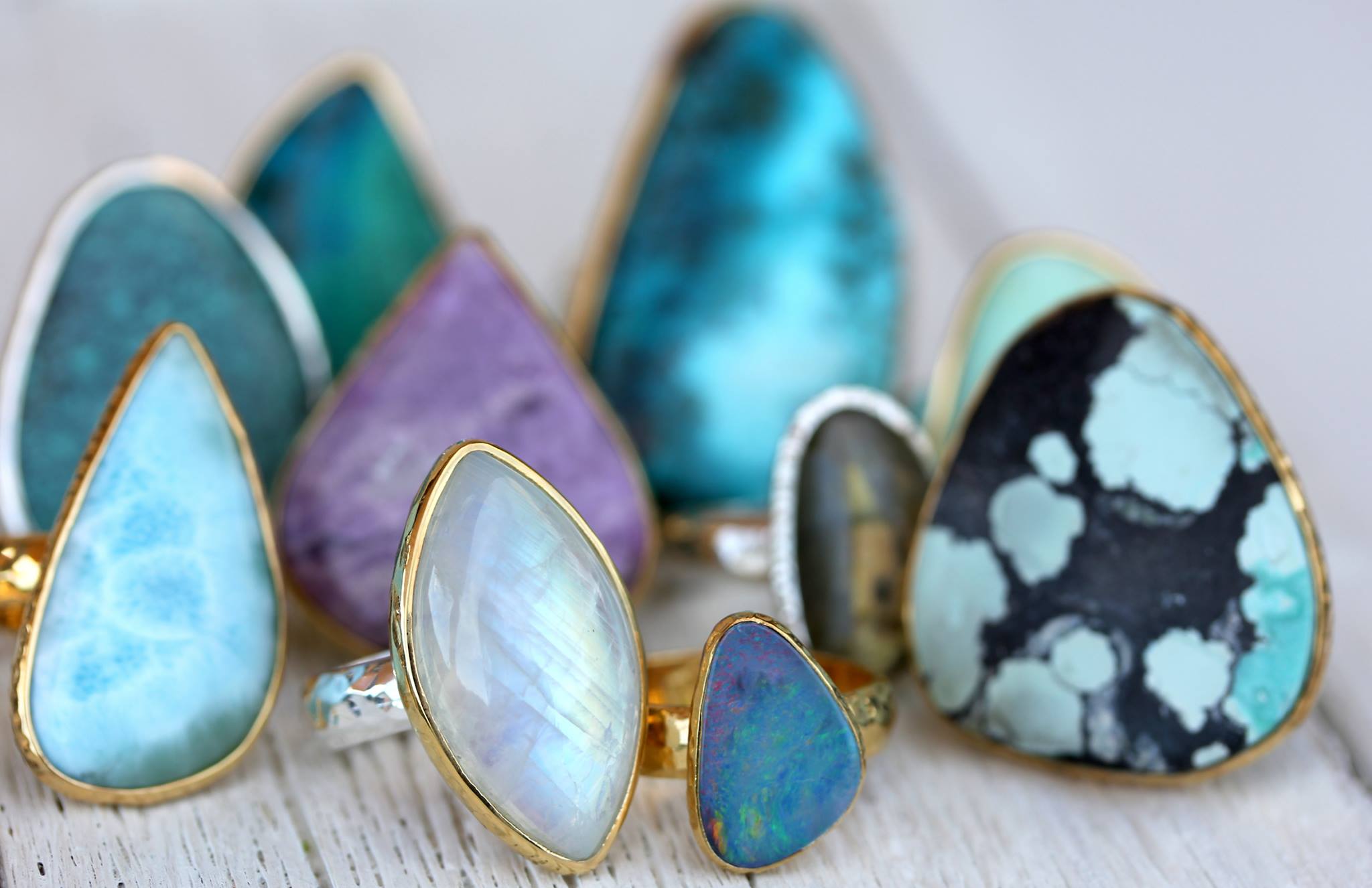new stone rings
