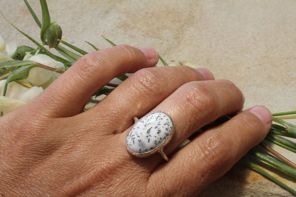 dendrite agate ring