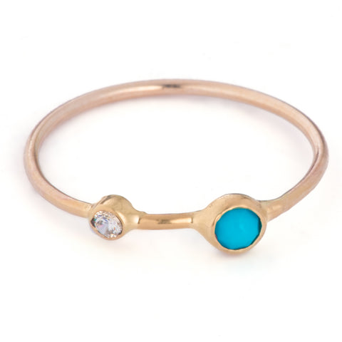 Minnow Gemstone Stacking Rings | Kate Davis Jewelry