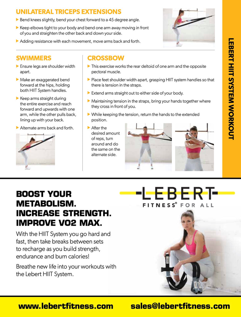 Learn more about the Lebert HIIT System and a quick workout you could try today!