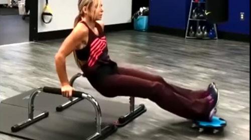Parallettes™ and Flex Disc for Core and Mobility