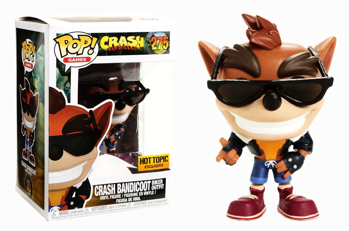 crash bandicoot pop vinyl